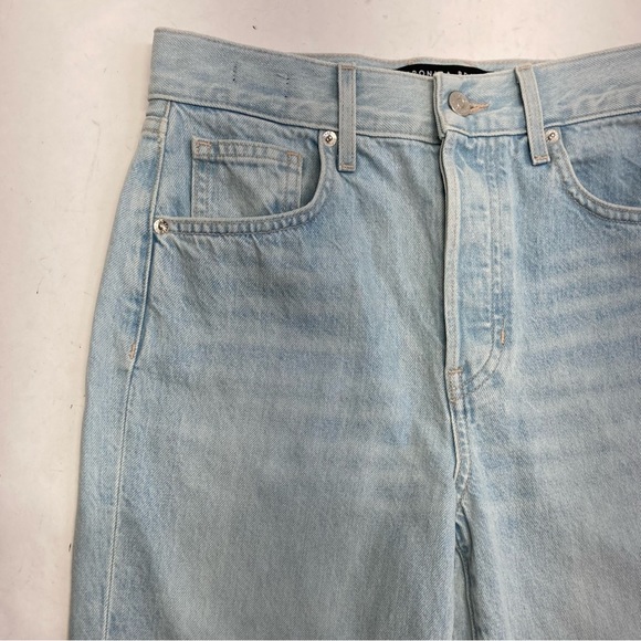 Veronica Beard Blake High-Rise Classic Straight Crop Jeans Aire Wash Size 28 - Picture 7 of 17